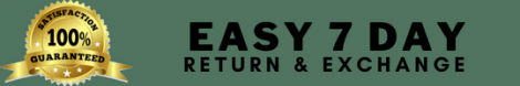 easy 7 day return policy by home culture