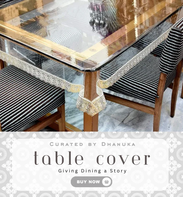 transparent table cover pvc