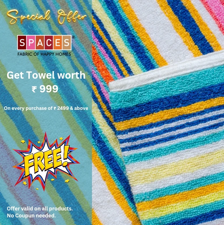 spaces towel offer