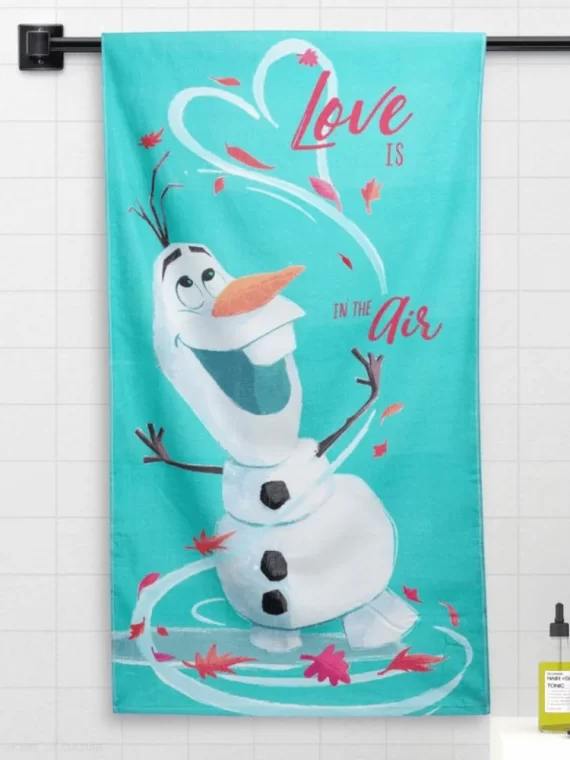frozen olaf towel