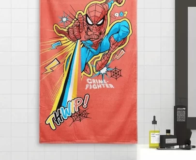 spaces spider man towel
