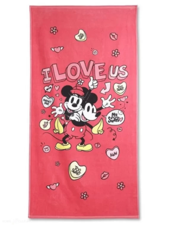spaces mickey towel for kids by homeculture